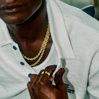 Rope Chain in Yellow Gold- 6mm