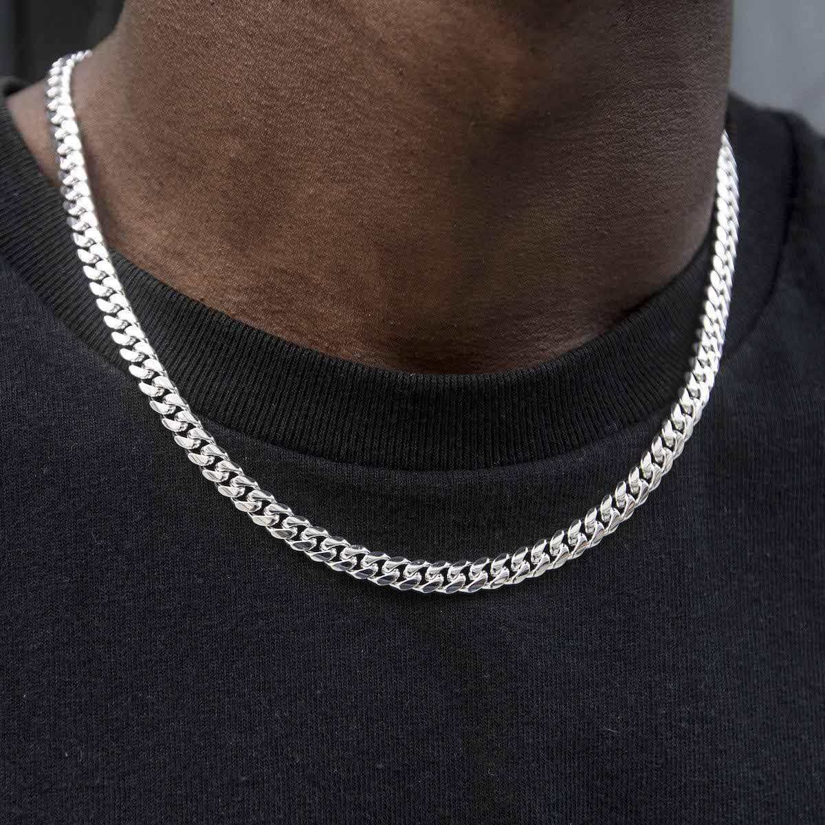 BLH Signature Cuban in White Gold - 6mm