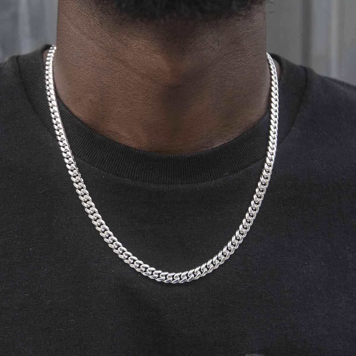 BLH Signature Cuban in White Gold - 6mm