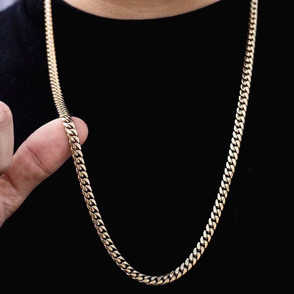 BLH Signature Cuban in Yellow Gold- 6mm