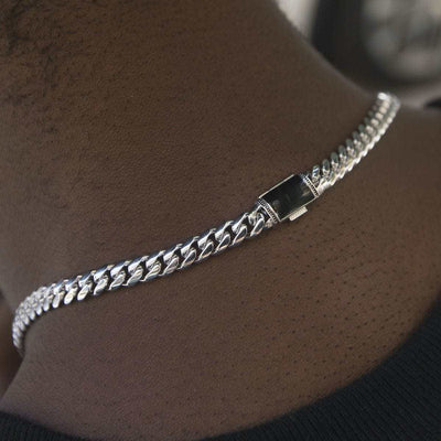BLH Signature Cuban in White Gold - 6mm