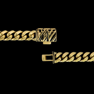 BLH Signature Cuban in Yellow Gold- 6mm