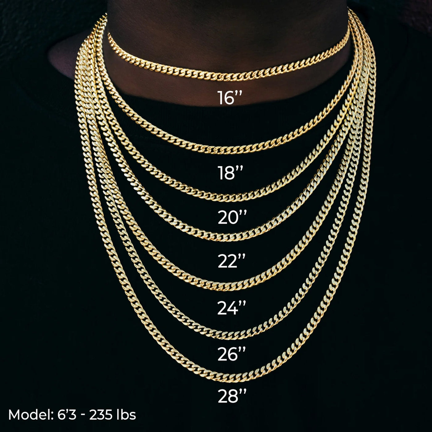 2 Chains + 2 Pendants - Yellow Gold