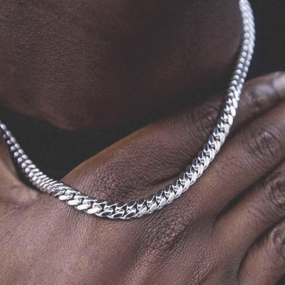 BLH Signature Cuban in White Gold - 6mm