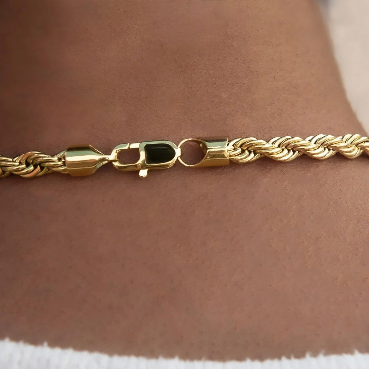 Rope Chain in Yellow Gold- 6mm
