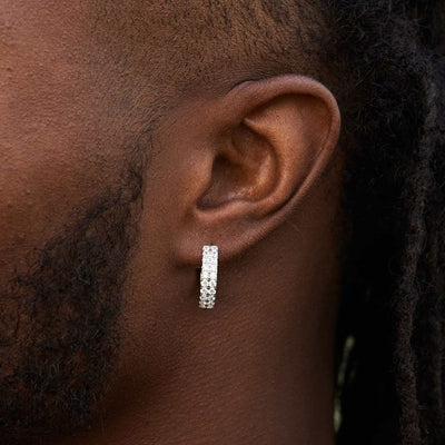Double Row Hoop Earrings