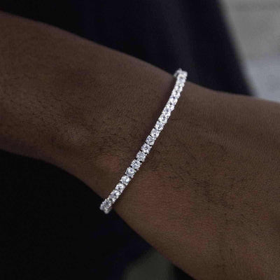 Diamond Tennis Tennis Bracelet in White Gold - 3mm