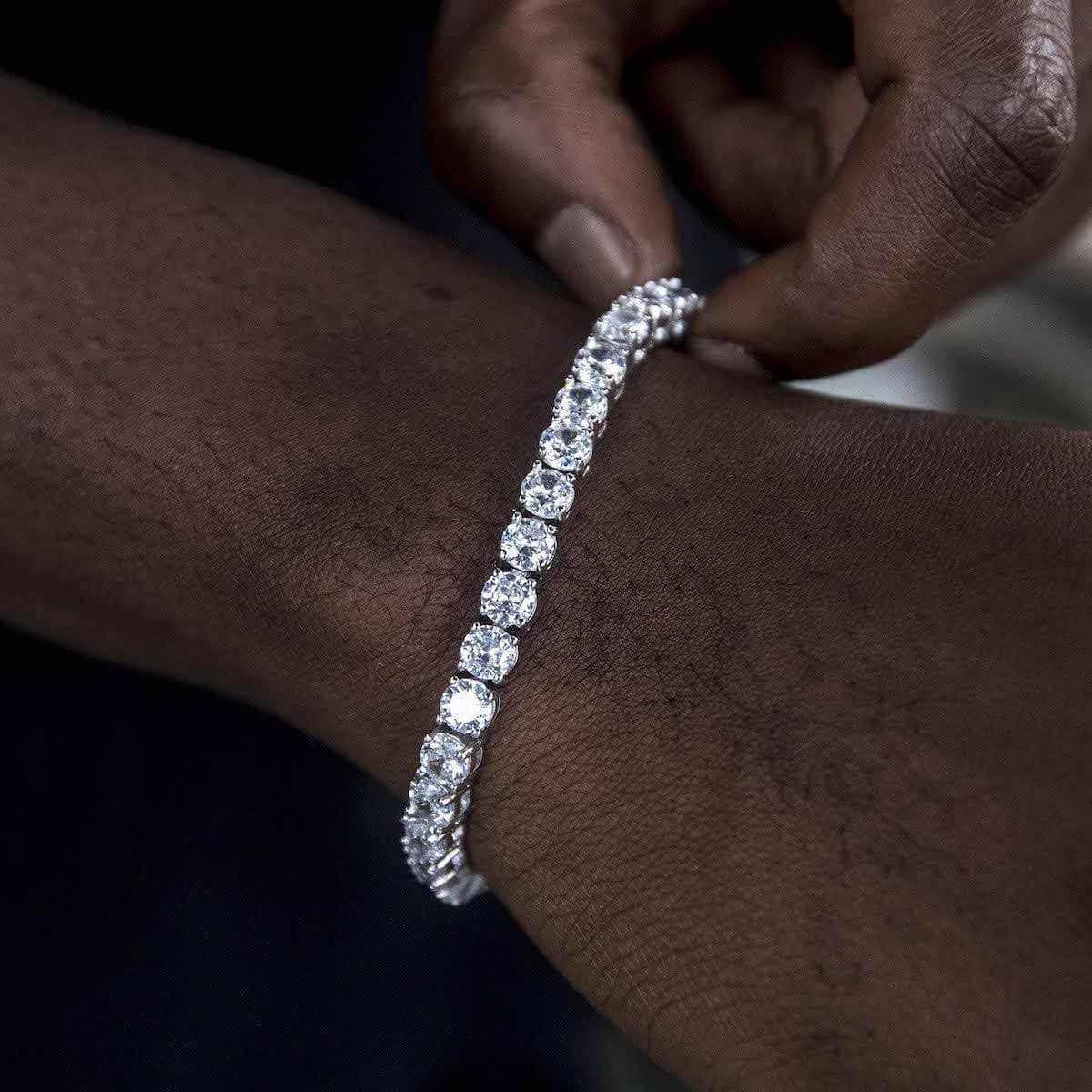 Diamond Tennis Tennis Bracelet in White Gold- 5mm