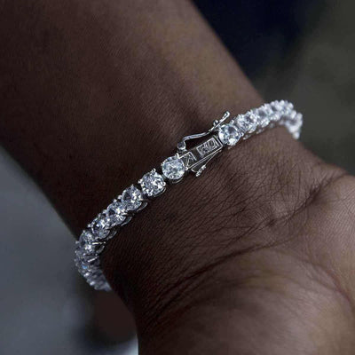 Diamond Tennis Tennis Bracelet in White Gold- 5mm